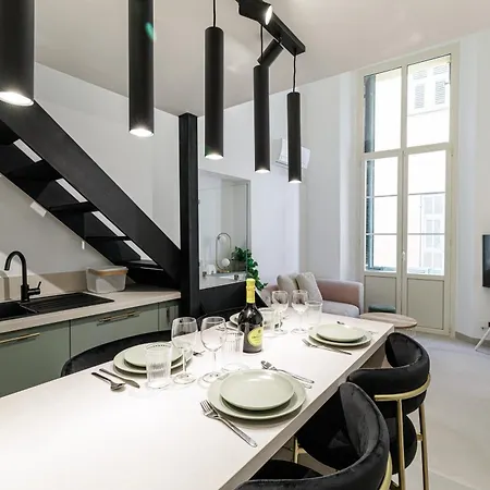 Grimaldi Place-plage-centre-clim Apartman