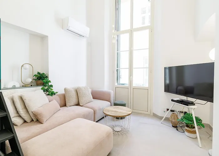 Grimaldi Place-plage-centre-clim Apartmán